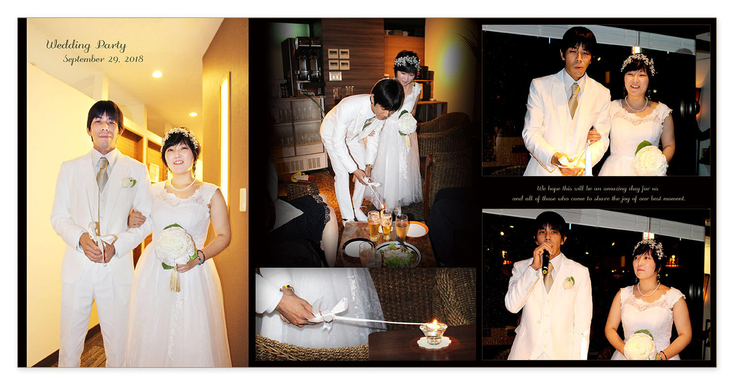 19～20ページ ウエディングパーティ
