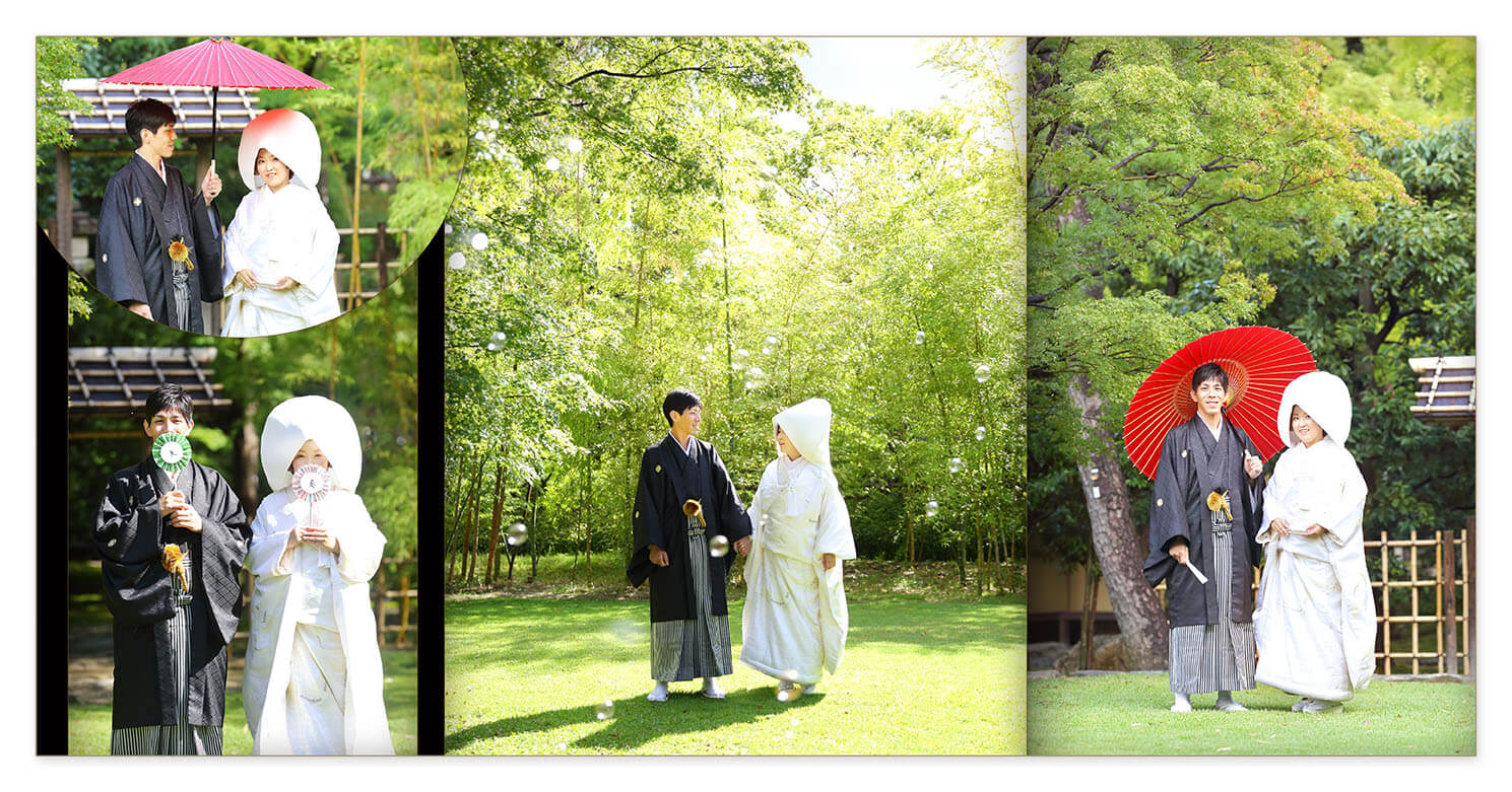 13～14ページ フォトウエディング（和装）
