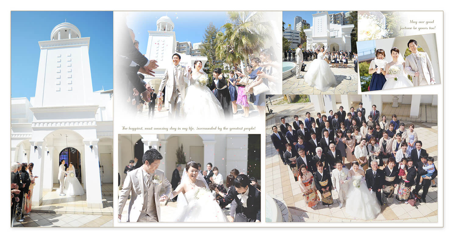 13～14ページ ベルクラシック神戸 結婚式アルバム