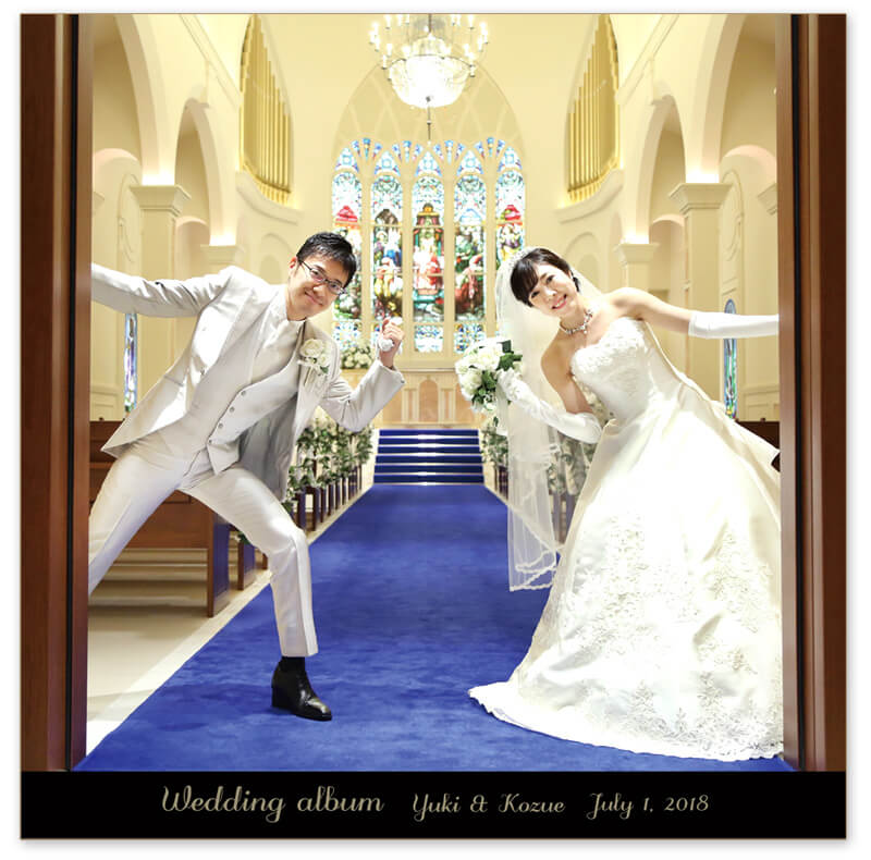 アニヴェルセルみなとみらい 結婚式アルバム 表紙