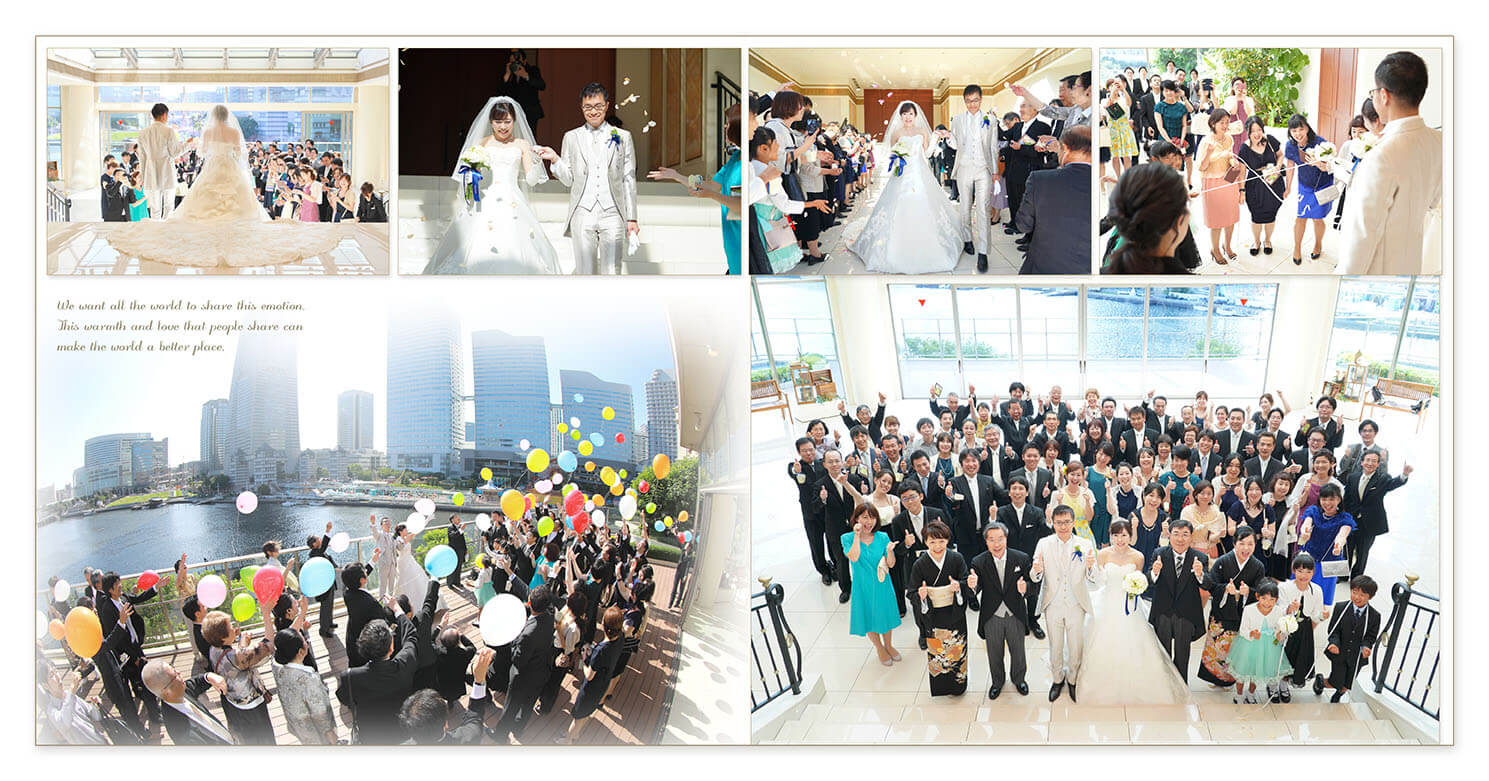 23～24ページ アニヴェルセルみなとみらい 結婚式アルバム