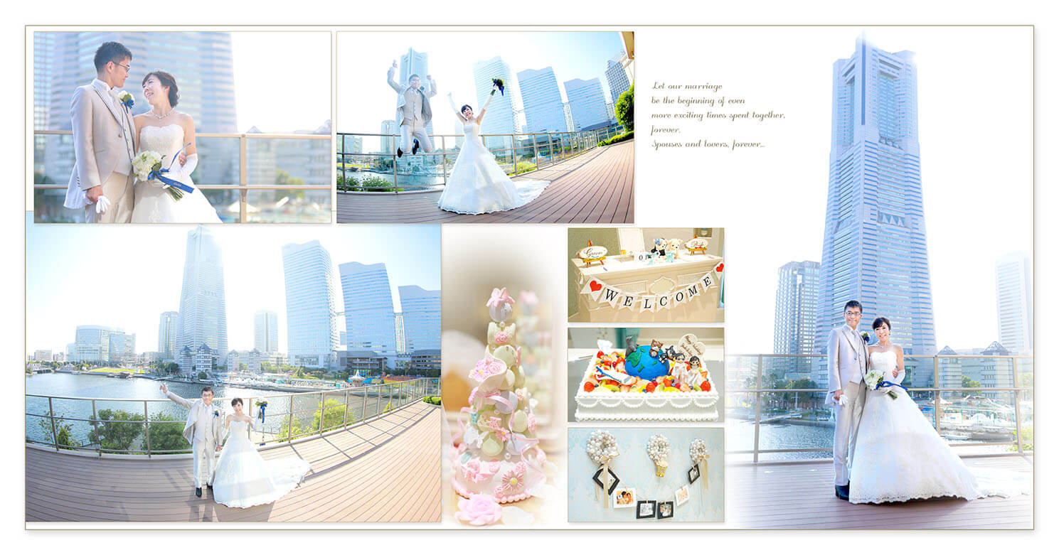 25～26ページ アニヴェルセルみなとみらい 結婚式アルバム