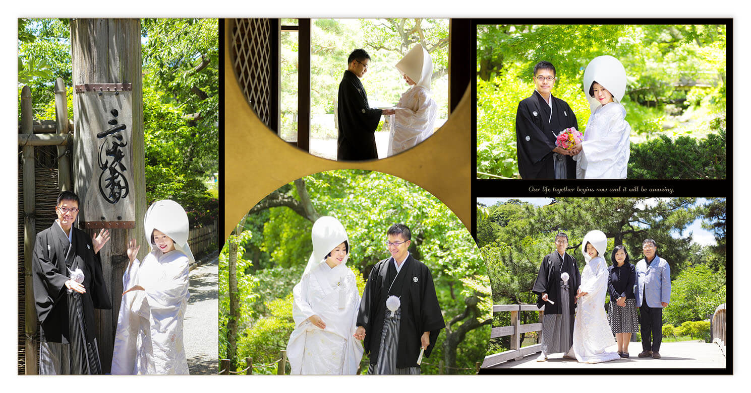 7～8ページ 三渓園 前撮りアルバム