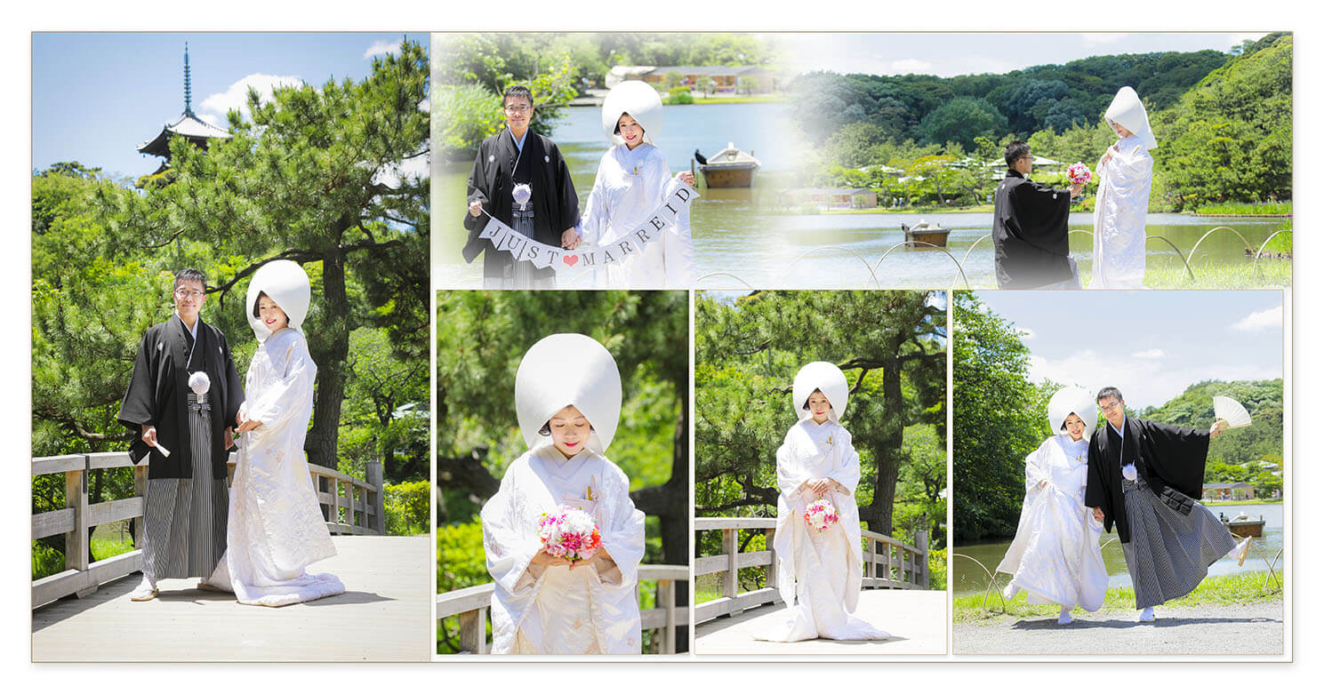 9～10ページ 三渓園 前撮りアルバム