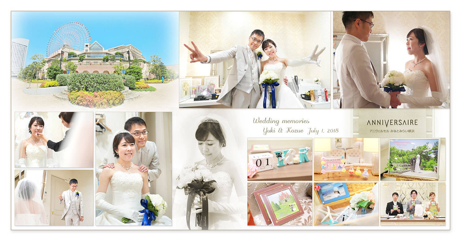 15～16ページ アニヴェルセルみなとみらい 結婚式アルバム
