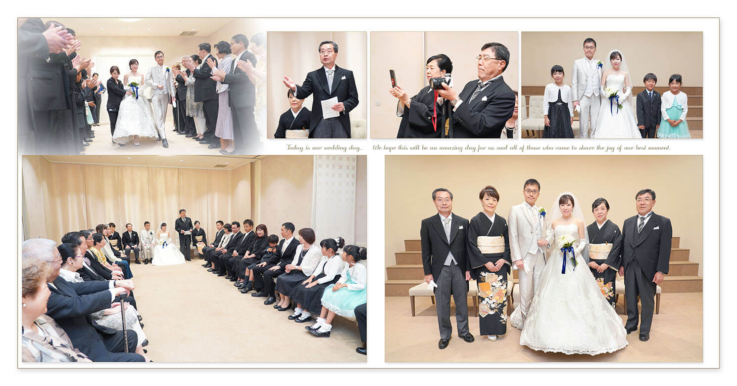 17～18ページ アニヴェルセルみなとみらい 結婚式アルバム