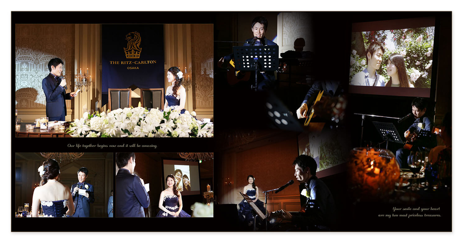 25～26ページ ザ・リッツ・カールトン大阪 結婚式アルバム