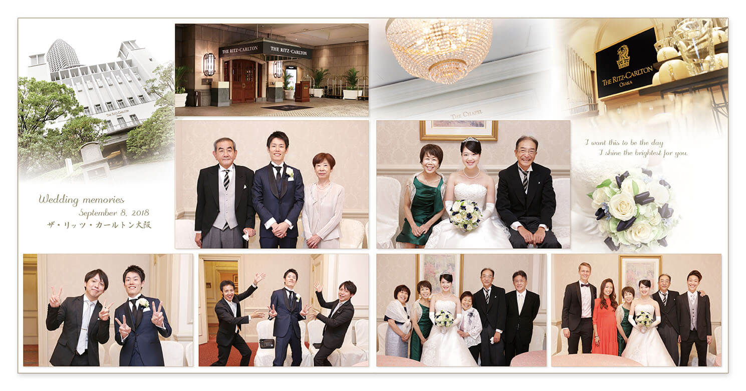 5～6ページ ザ・リッツ・カールトン大阪 結婚式アルバム