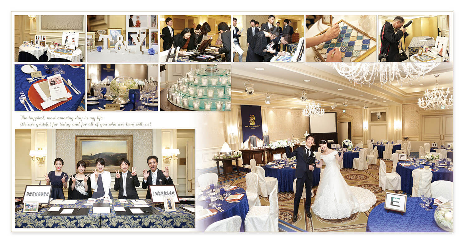 13～14ページ ザ・リッツ・カールトン大阪 結婚式アルバム