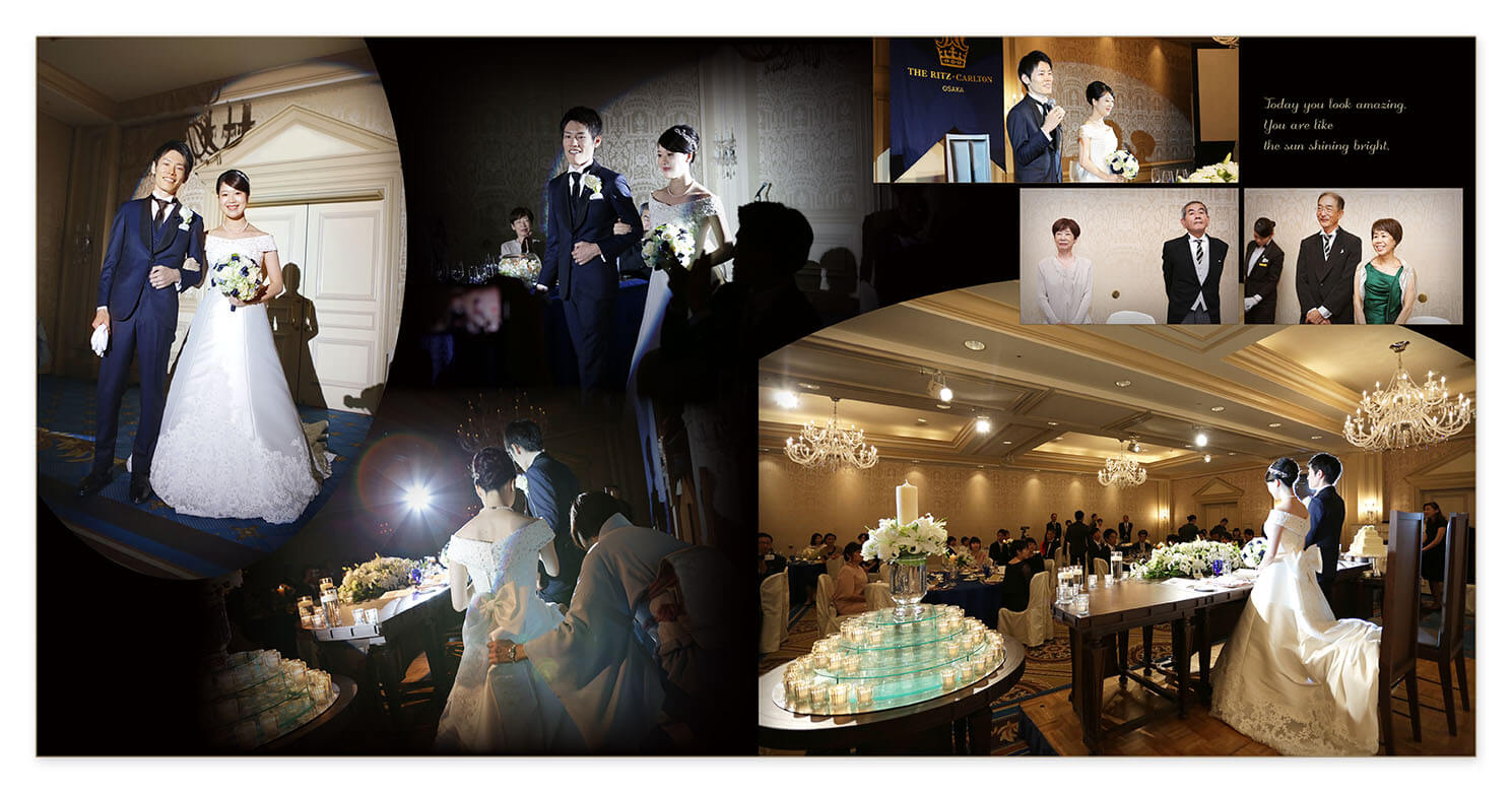 15～16ページ ザ・リッツ・カールトン大阪 結婚式アルバム