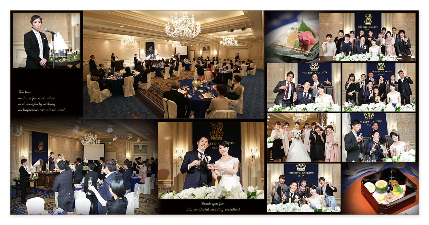 17～18ページ ザ・リッツ・カールトン大阪 結婚式アルバム