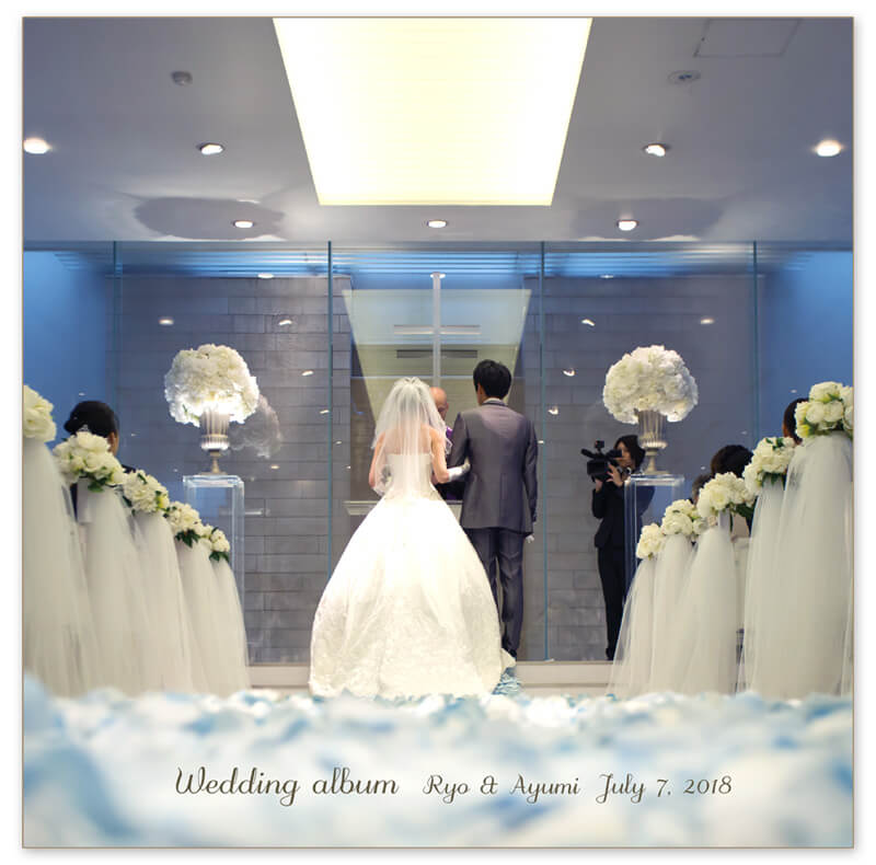 アクアガーデンテラス大阪 結婚式アルバム 表紙