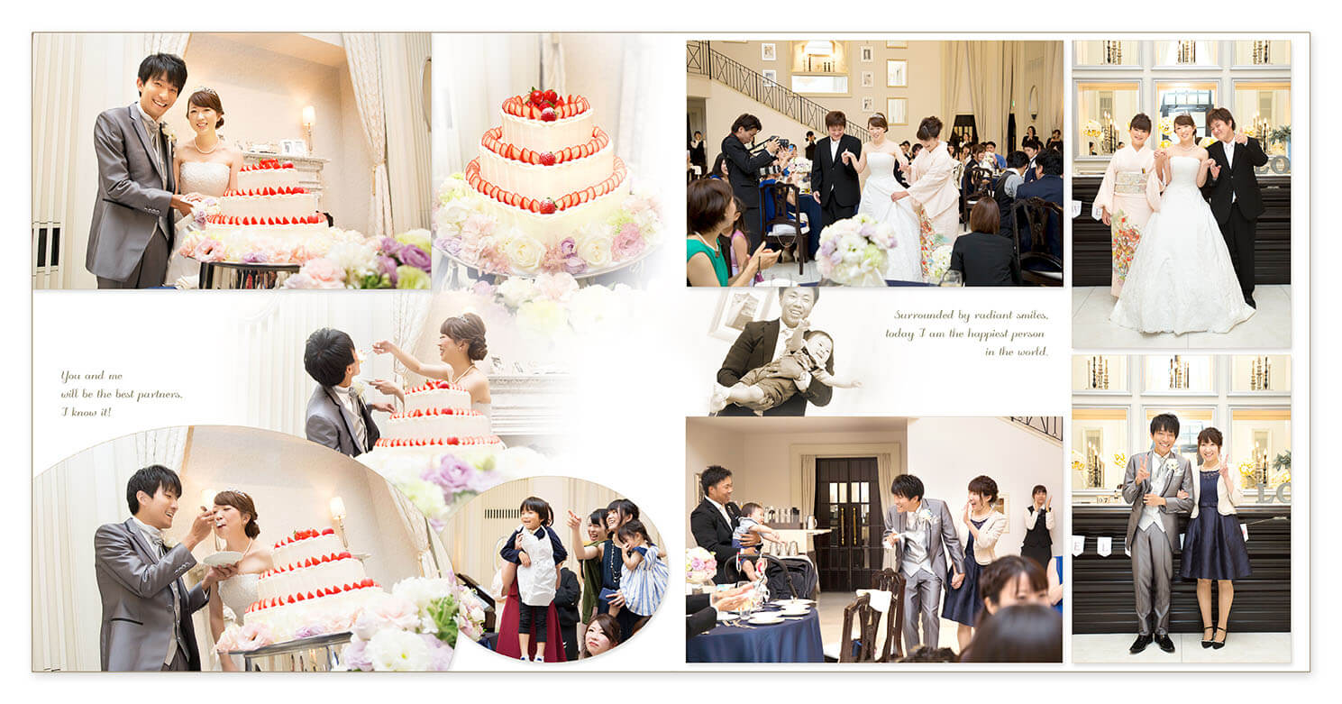 19～20ページ アクアガーデンテラス大阪 結婚式アルバム