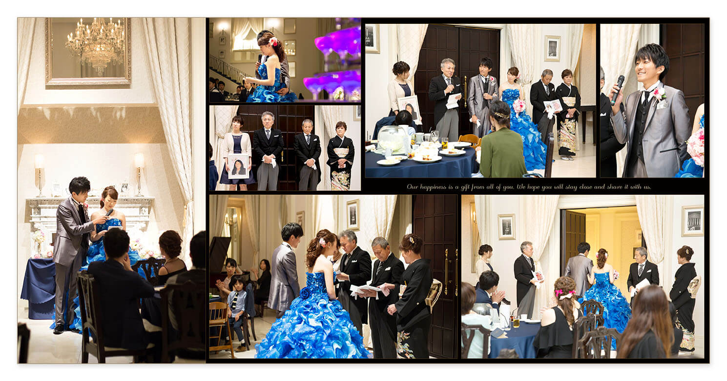 27～28ページ アクアガーデンテラス大阪 結婚式アルバム