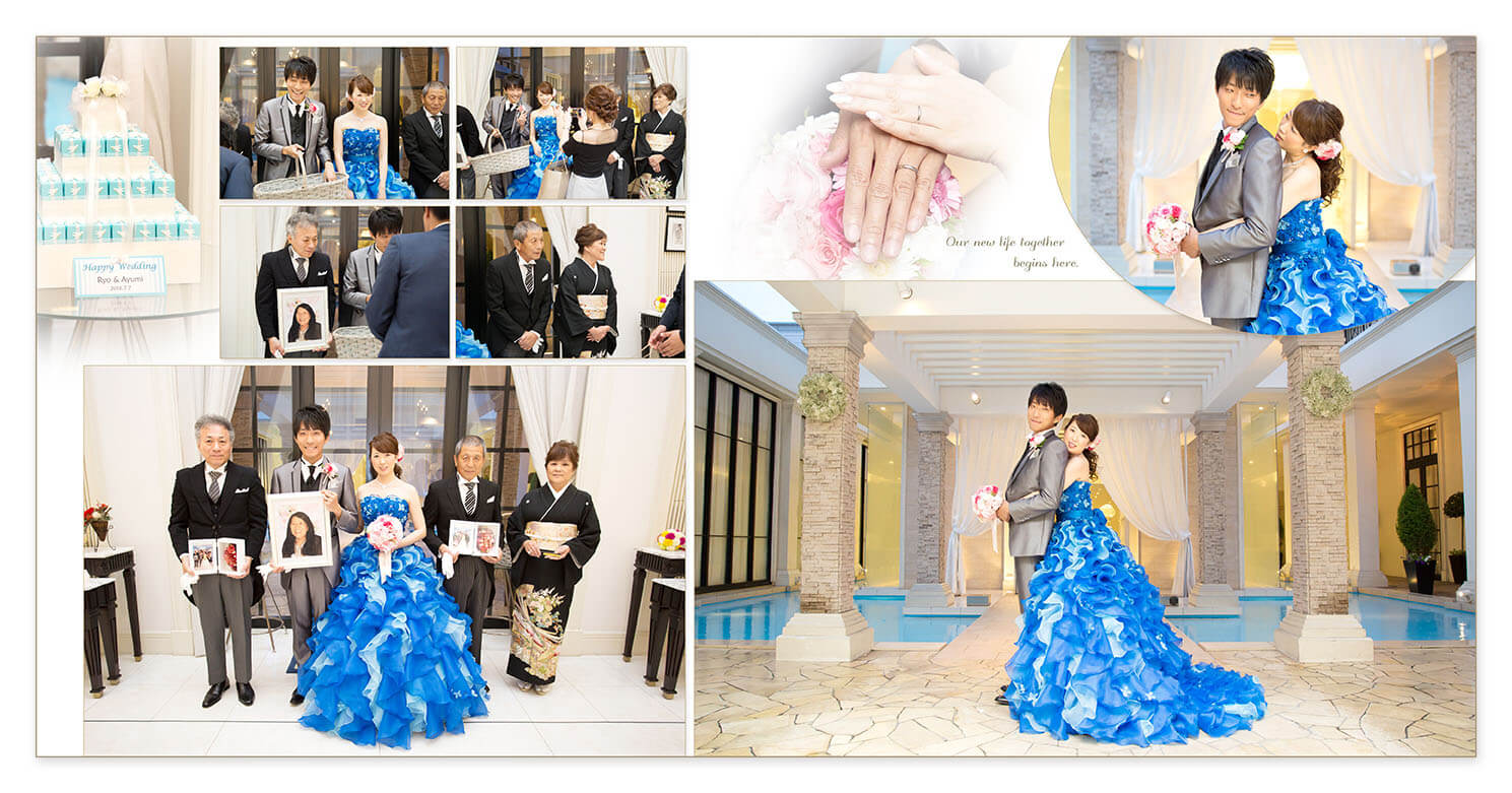 29～30ページ アクアガーデンテラス大阪 結婚式アルバム