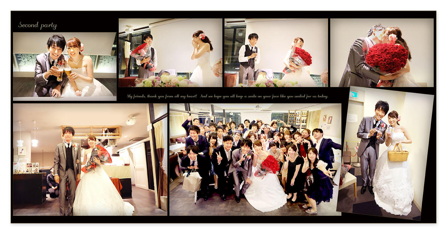 31～32ページ アクアガーデンテラス大阪 結婚式アルバム