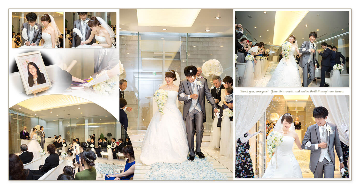 11～12ページ アクアガーデンテラス大阪 結婚式アルバム