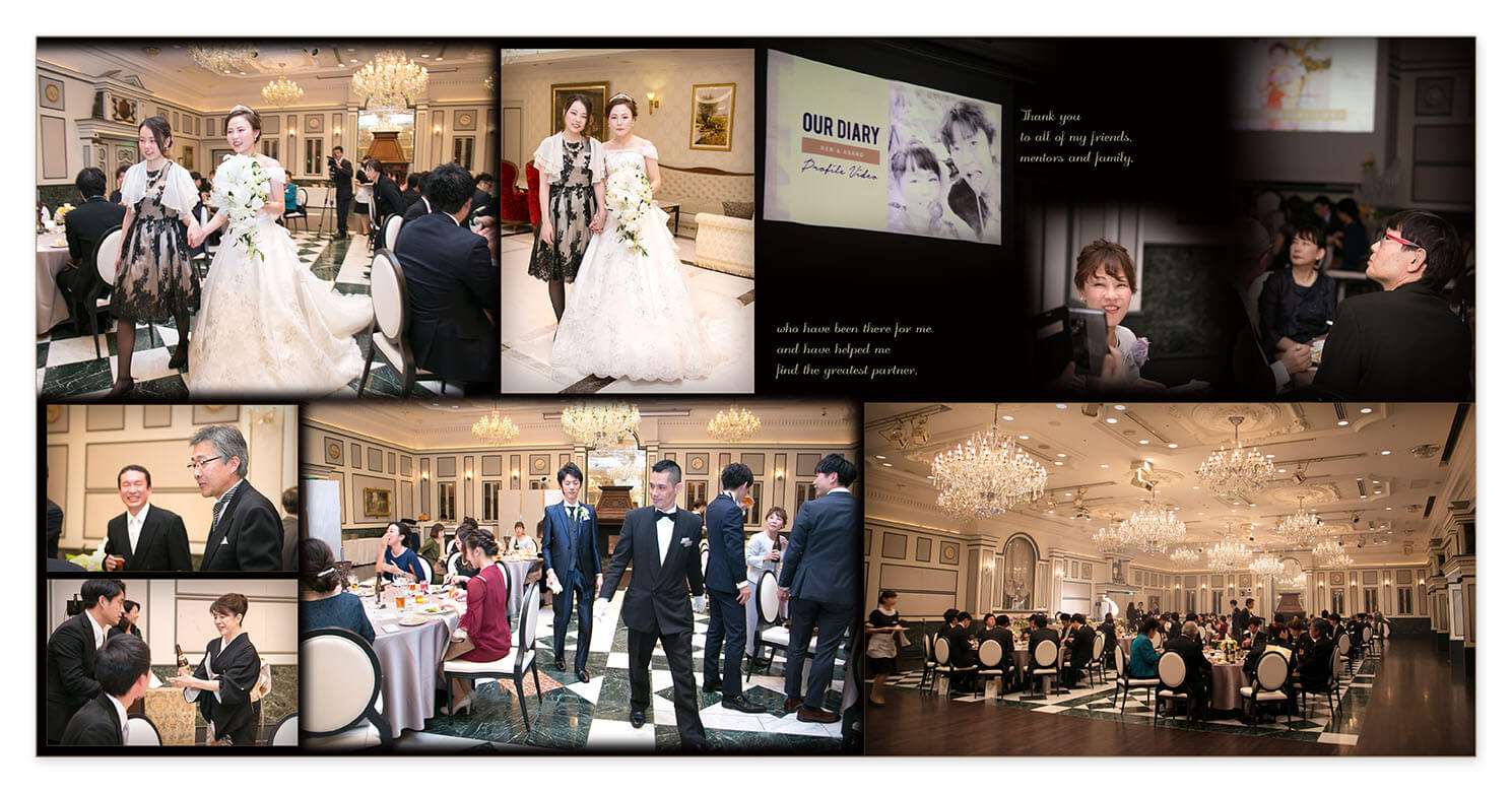 19～20ページ ホテルモントレ横浜 結婚式アルバム