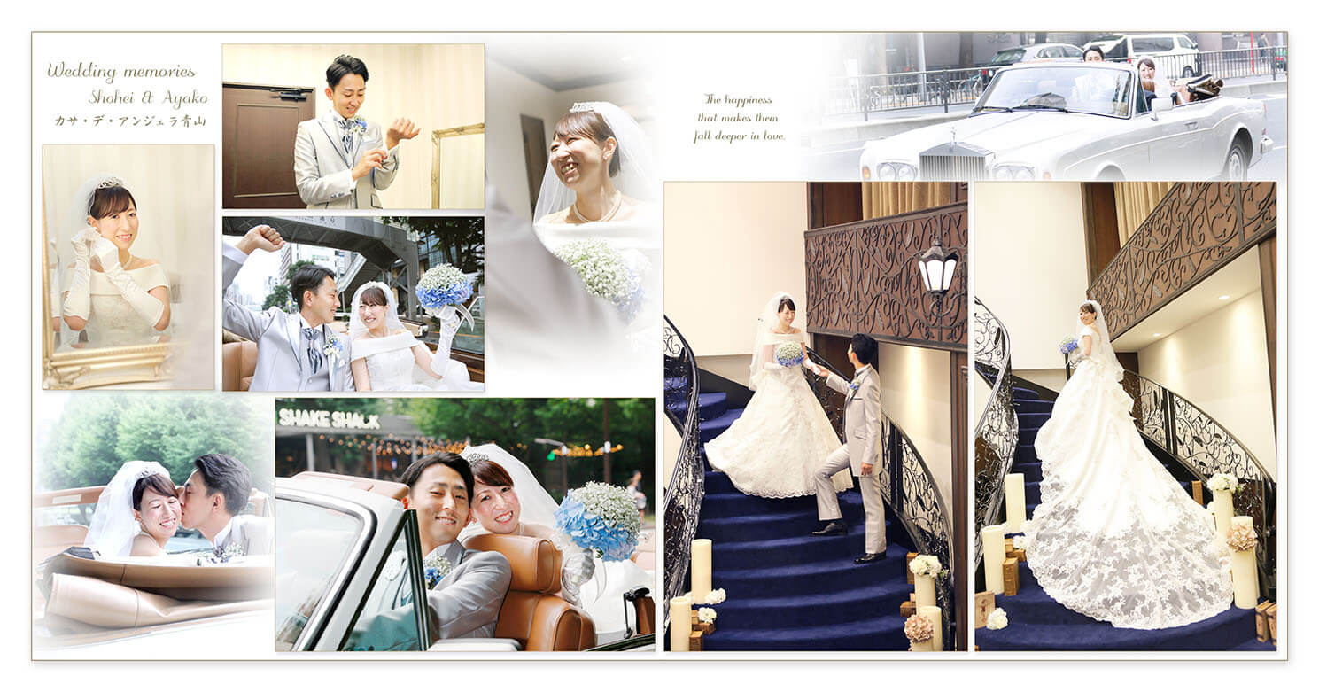 1～2ページ カサ・デ・アンジェラ青山 結婚式アルバム