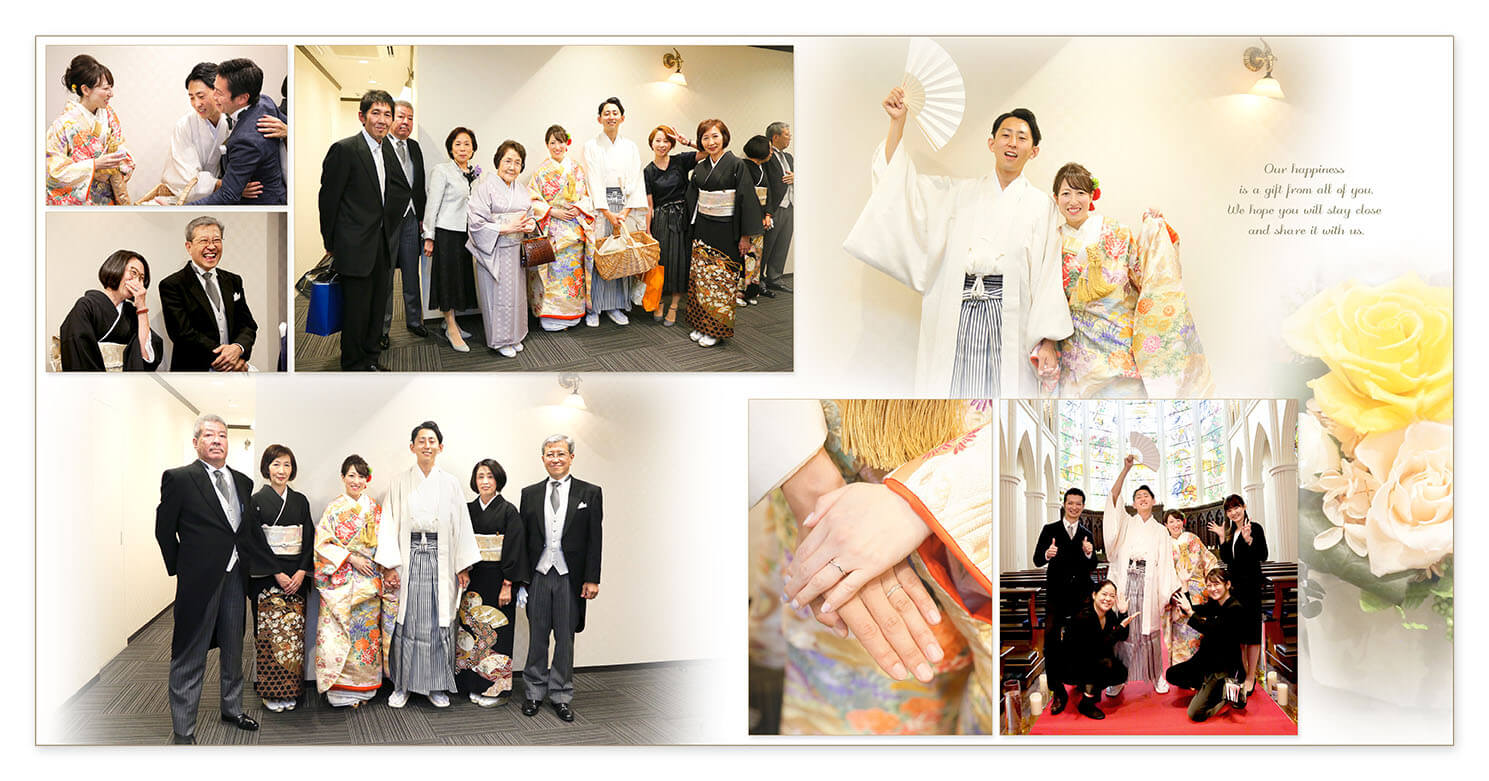 21～22ページ カサ・デ・アンジェラ青山 結婚式アルバム