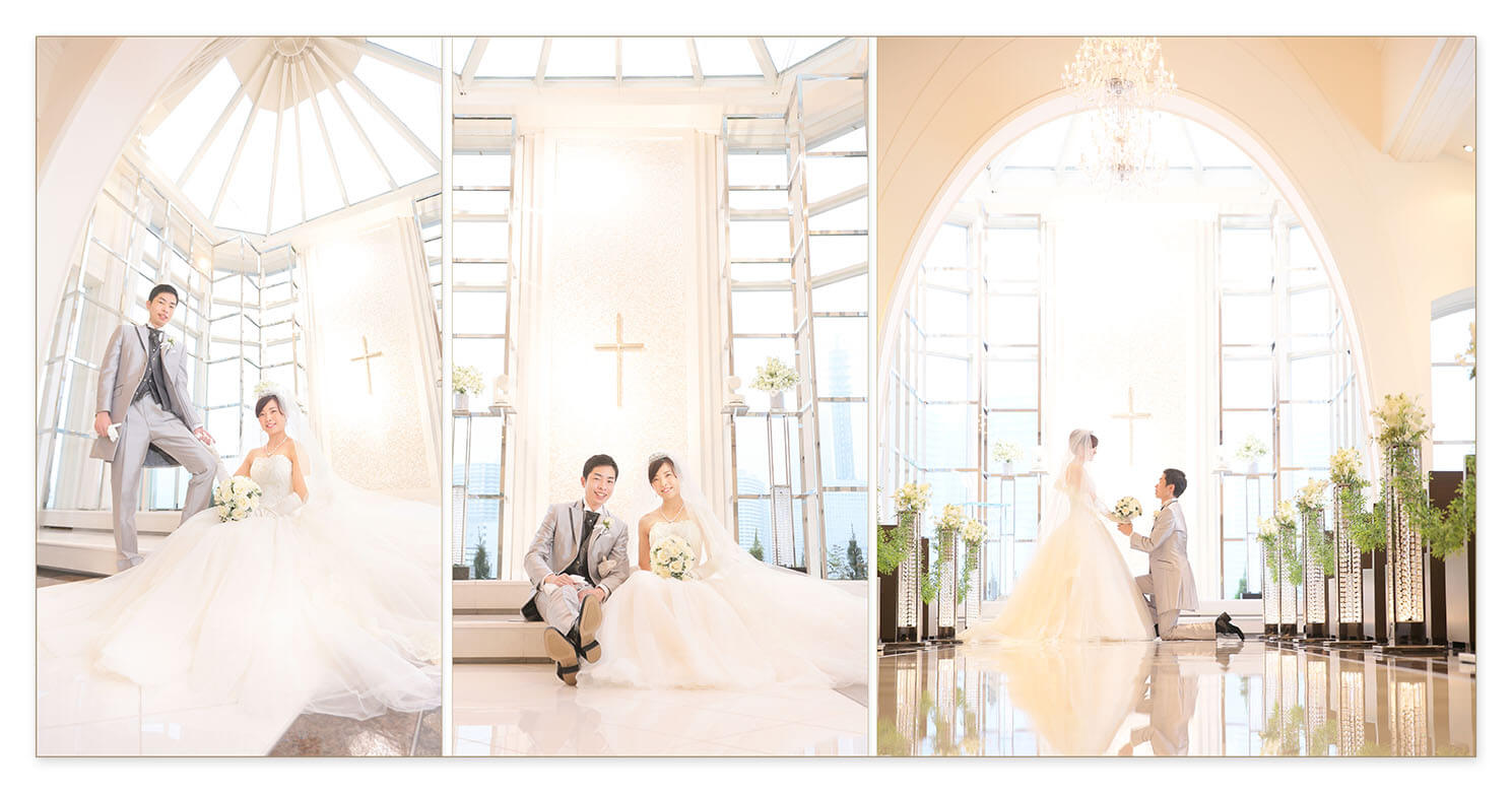 9～10ページ 横浜アートグレイス・ポートサイドヴィラ 結婚アルバム