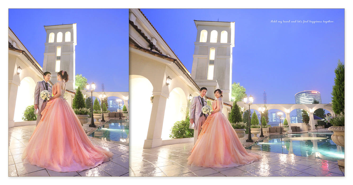 13～14ページ 横浜アートグレイス・ポートサイドヴィラ 結婚アルバム