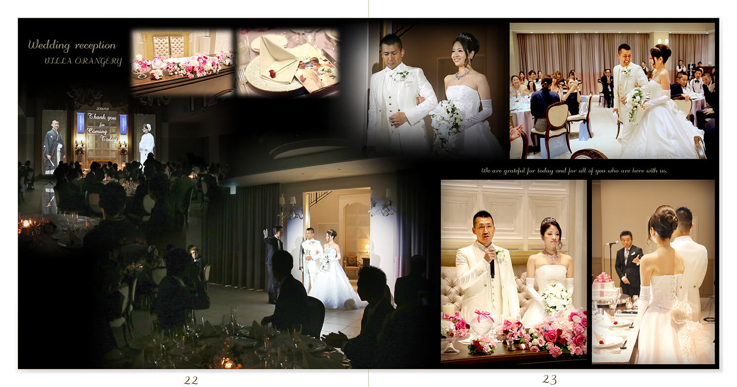 23～24ページ アニヴェルセルみなとみらい横浜 結婚式アルバム