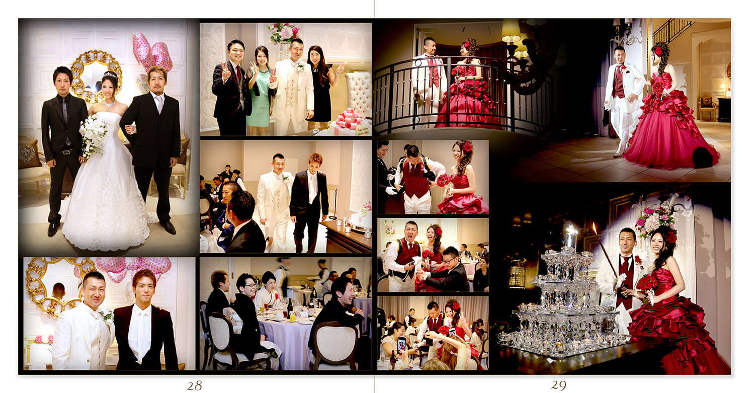 29～30ページ アニヴェルセルみなとみらい横浜 結婚式アルバム