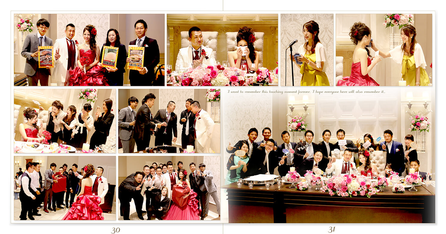 31～32ページ アニヴェルセルみなとみらい横浜 結婚式アルバム
