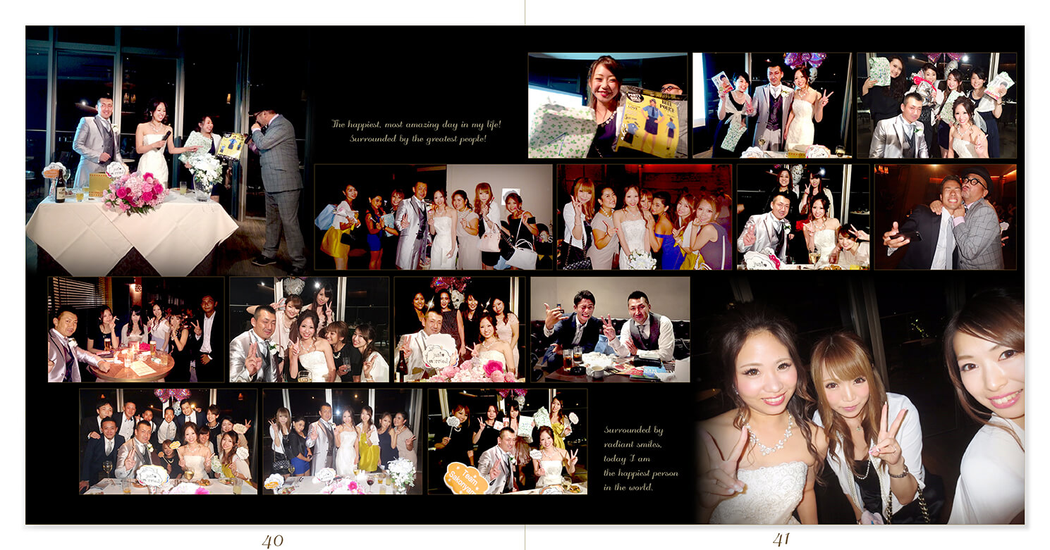 41～42ページ アニヴェルセルみなとみらい横浜 結婚式アルバム