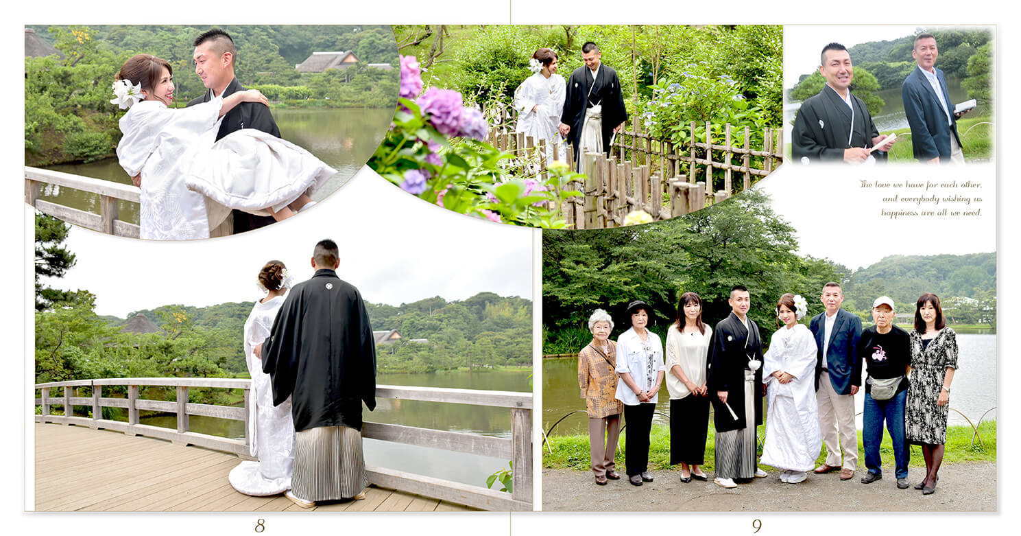 9～10ページ アニヴェルセルみなとみらい横浜 結婚式アルバム