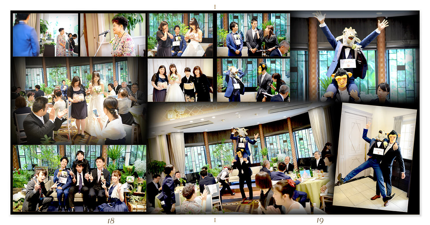 19～20ページ ロイヤルパーク アルカディア久留米 結婚式アルバム