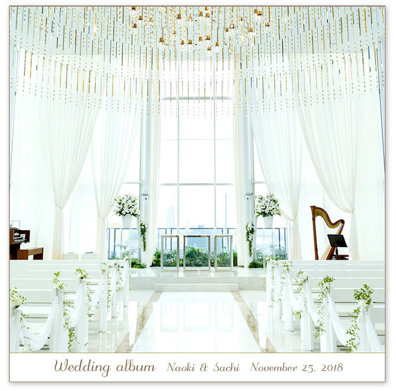 アヴァンセリアン大阪 結婚式アルバム 表紙