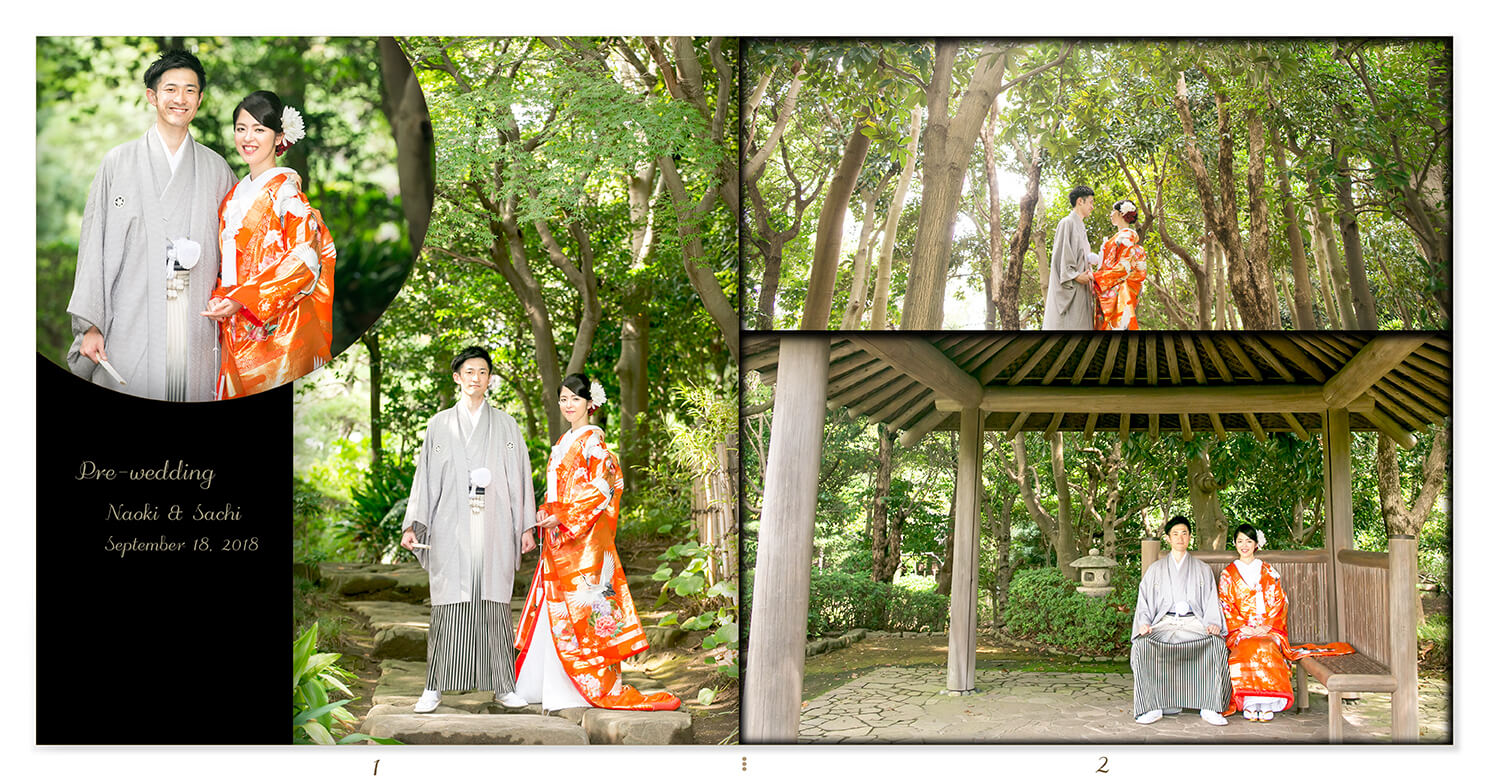 1～2ページ アヴァンセリアン大阪 結婚式アルバム