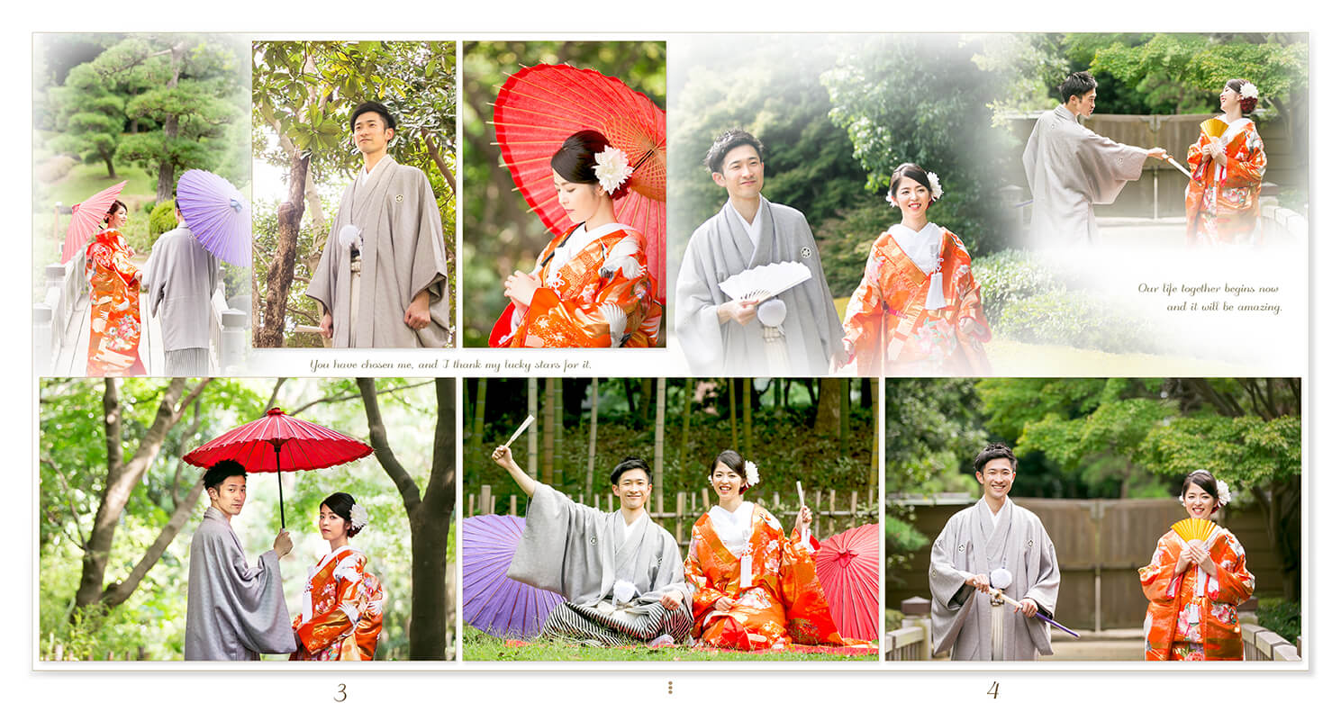 3～4ページ アヴァンセリアン大阪 結婚式アルバム
