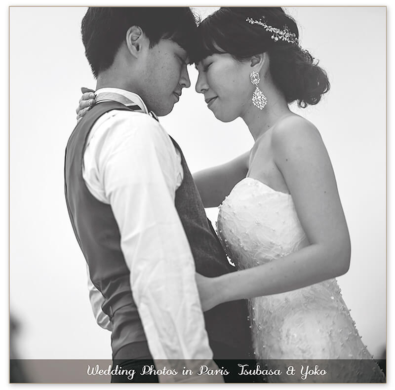 パリ 前撮り ウエディングアルバム 表紙