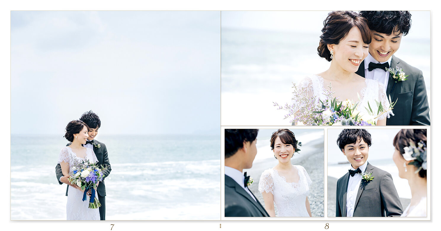 7～8ページ ガーデンウエディング 結婚式アルバム