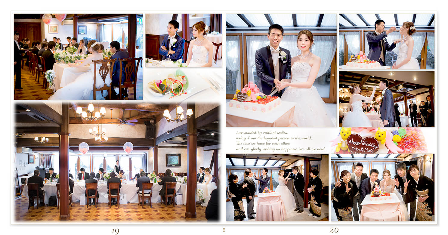 19～20ページ フロレスタヴェーラ教会 結婚式アルバム