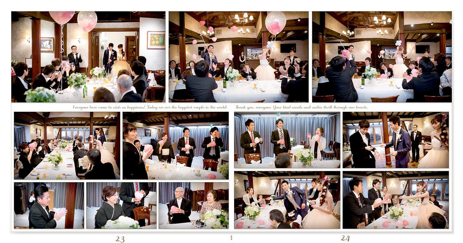 23～24ページ フロレスタヴェーラ教会 結婚式アルバム