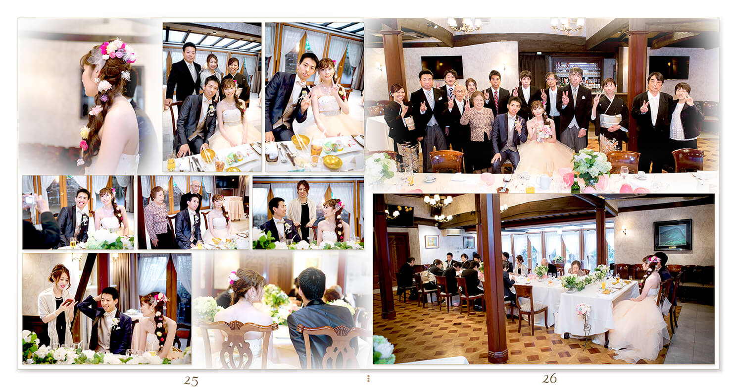 25～26ページ フロレスタヴェーラ教会 結婚式アルバム