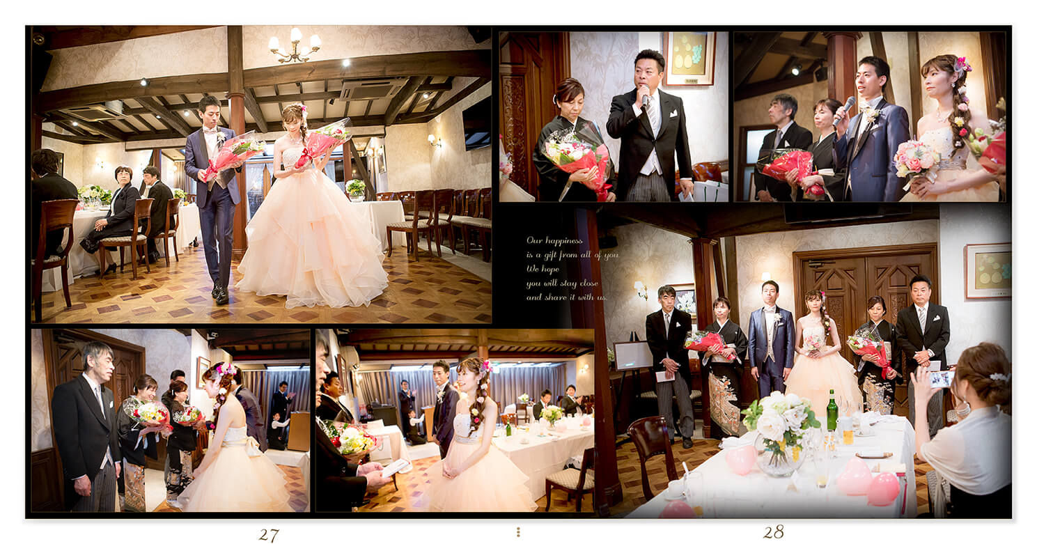 27～28ページ フロレスタヴェーラ教会 結婚式アルバム