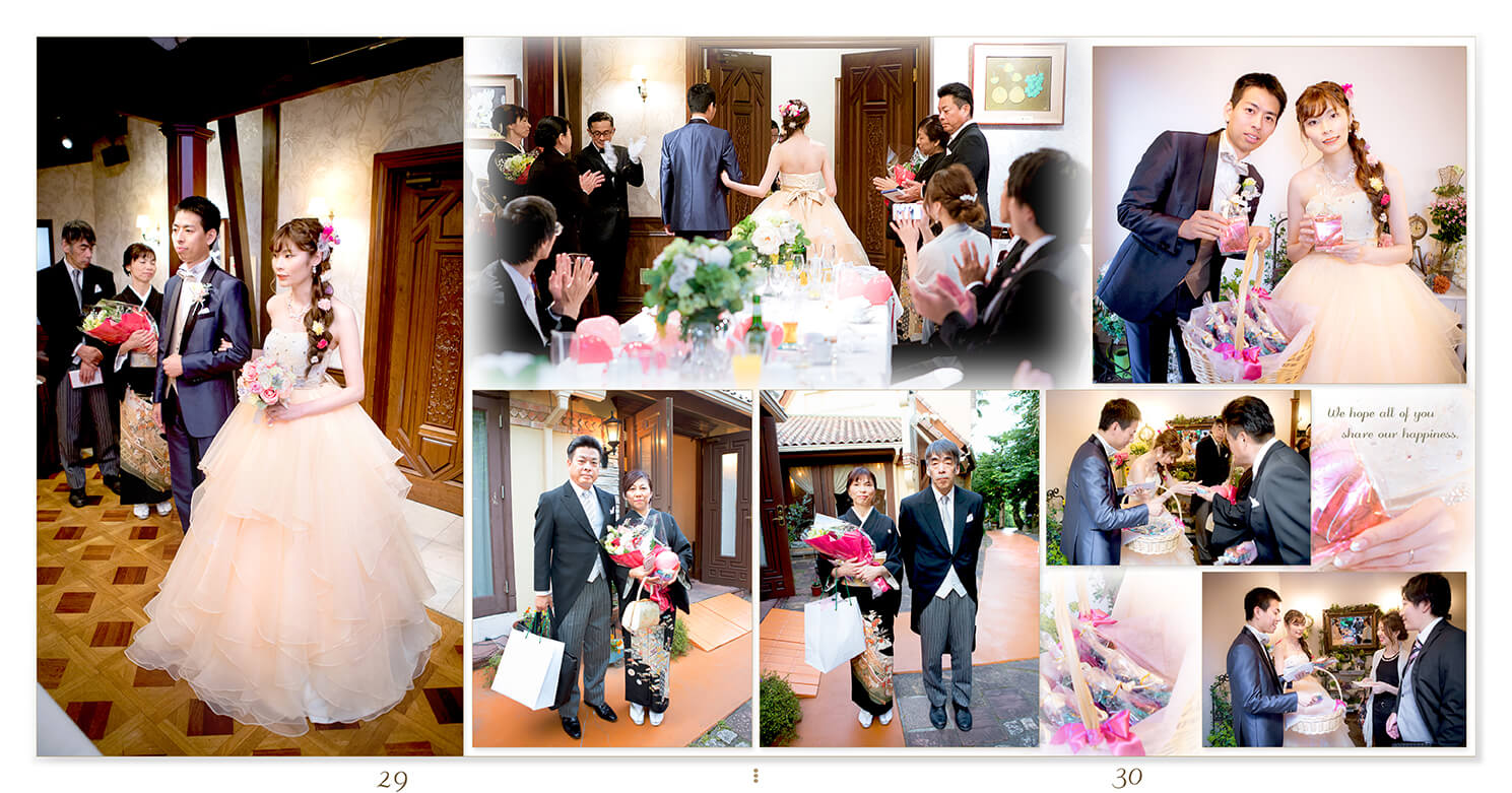 29～30ページ フロレスタヴェーラ教会 結婚式アルバム