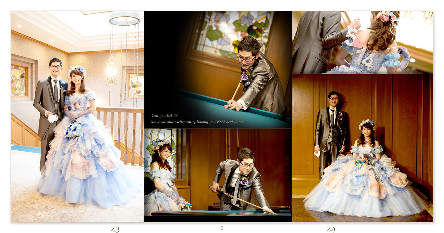 23～24ページ エクシブ山中湖サンクチュアリ・ヴィラ 結婚アルバム