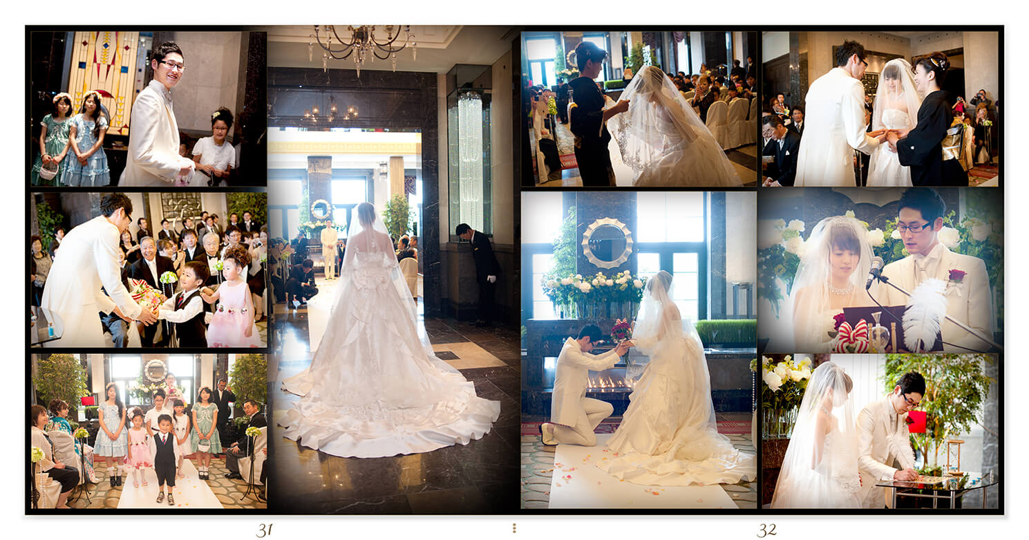 31～32ページ エクシブ山中湖サンクチュアリ・ヴィラ 結婚アルバム