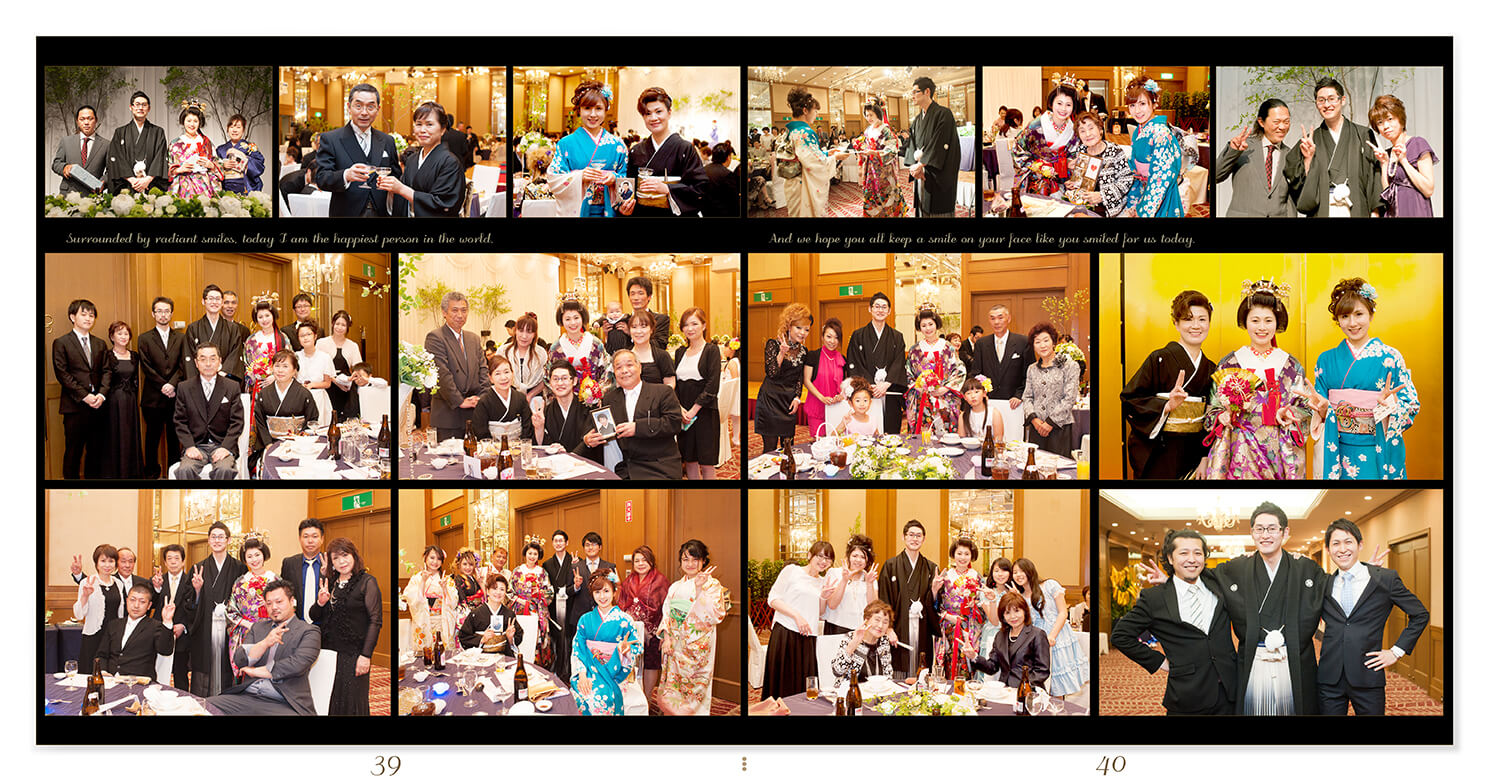 39～40ページ エクシブ山中湖サンクチュアリ・ヴィラ 結婚アルバム