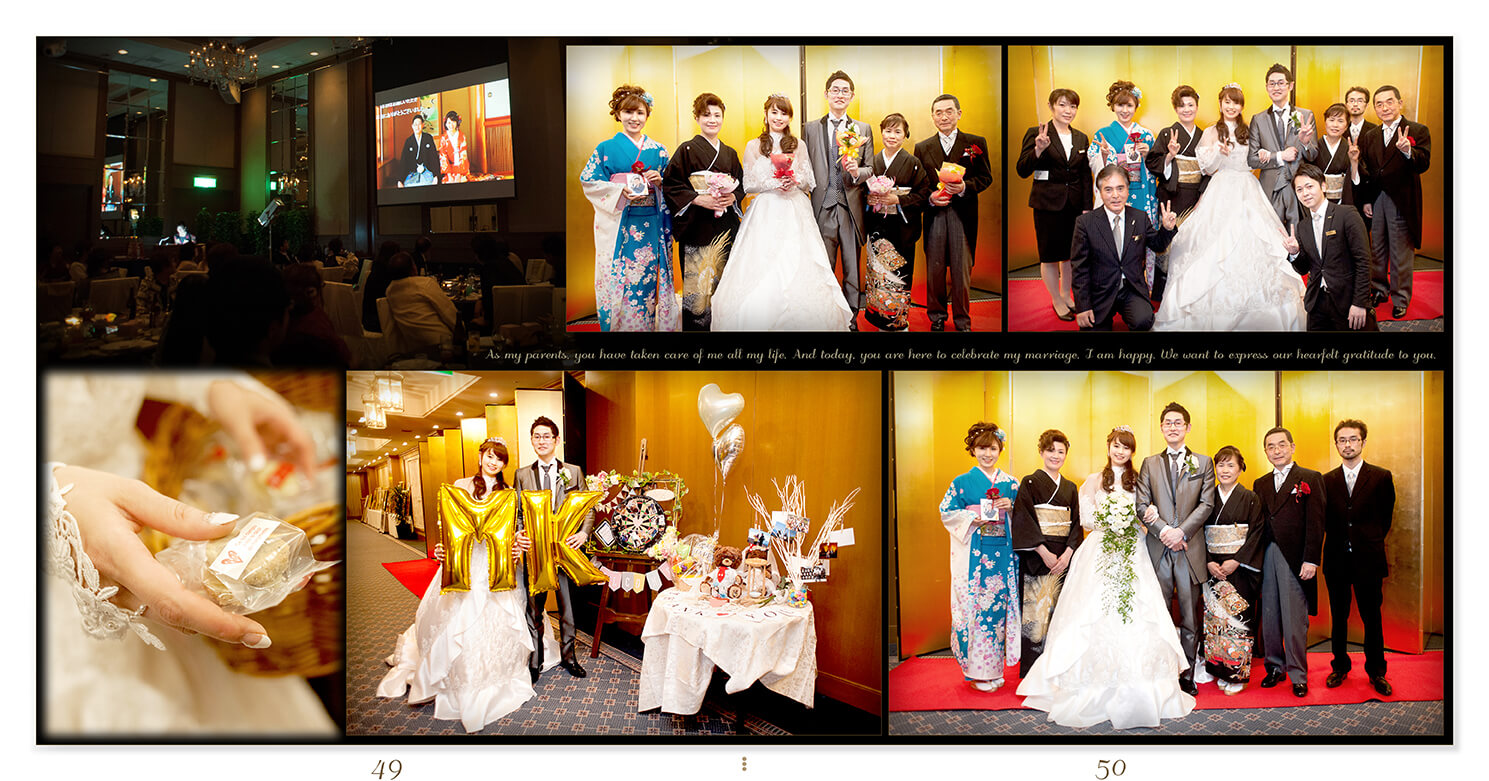 49～50ページ エクシブ山中湖サンクチュアリ・ヴィラ 結婚アルバム