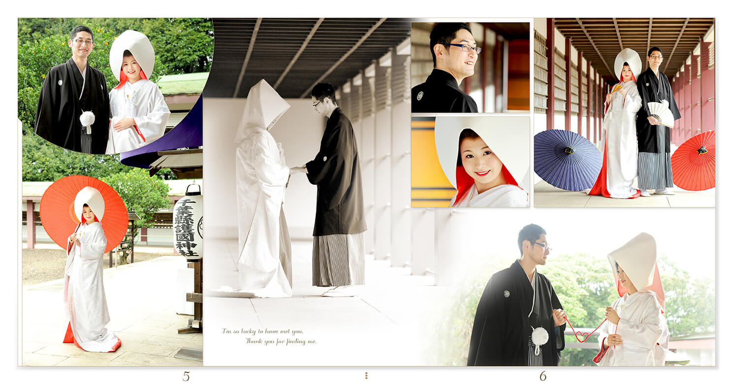 5～6ページ 華雅苑 前撮りアルバム