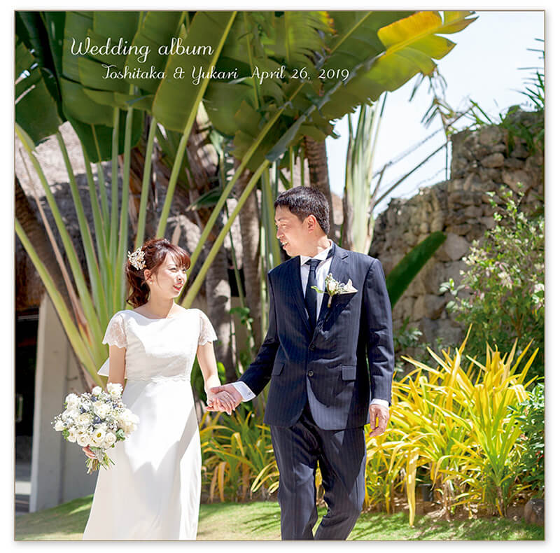 セブ島 結婚式アルバム 表紙