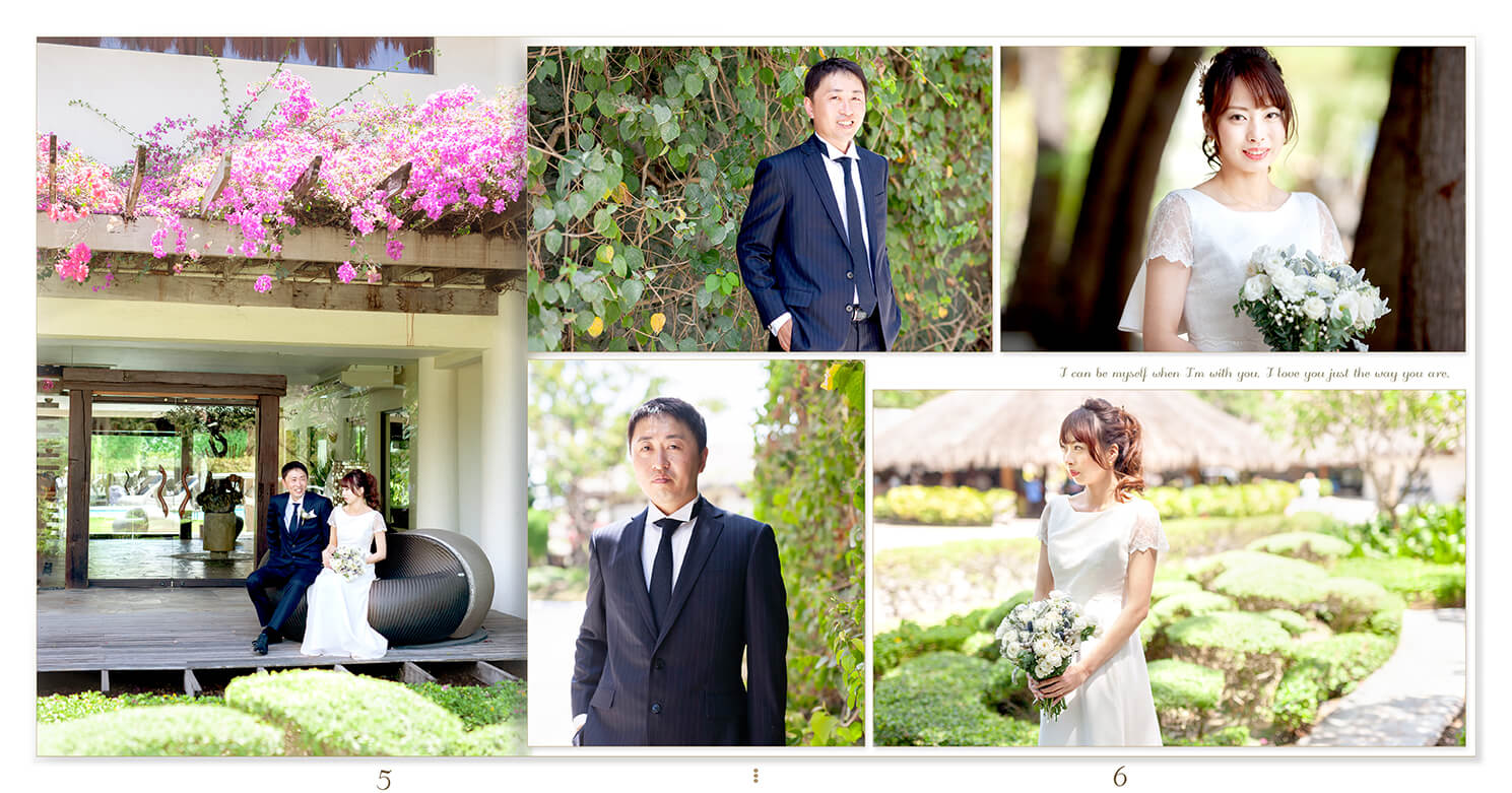 5～6ページ セブ島 前撮りアルバム