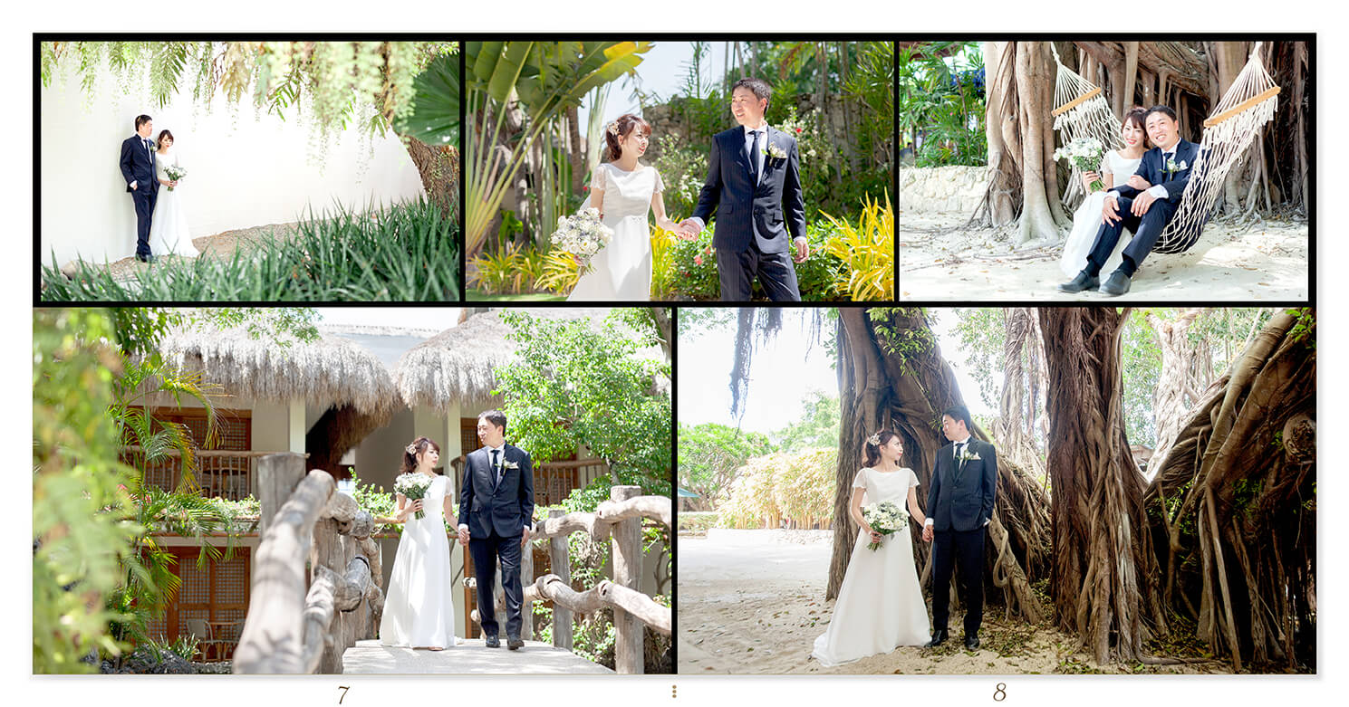 7～8ページ セブ島 前撮りアルバム